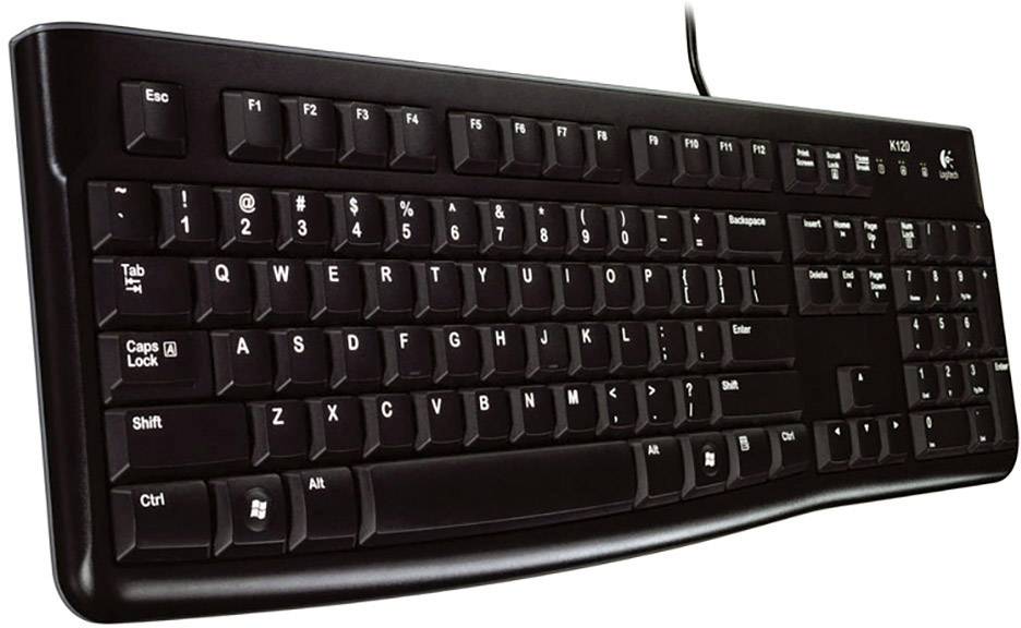 Logitech K120 Business CH-Layout USB Tastatur Schweiz, QWERTZ Schwarz-2