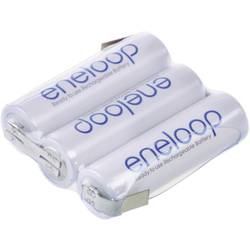 Akupack - sada nabíjacích batérií Ni-MH 3 mignon (AA) spájkovacia špička v tvare Z Panasonic eneloop Reihe F1x3 129673, 1900 mAh, 3.6 V