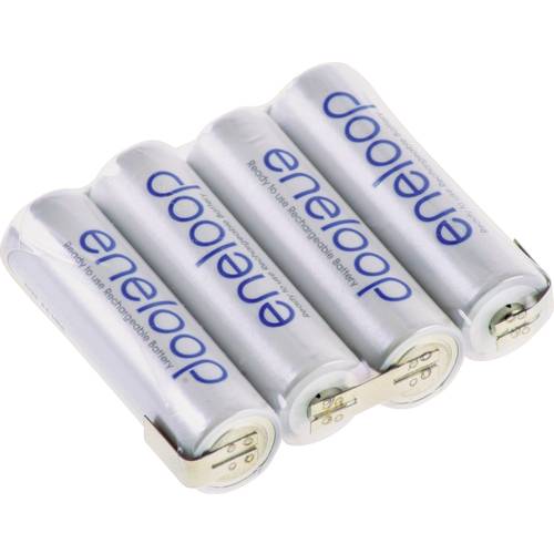 Thumbnail - Panasonic eneloop Reihe F1x4 Akkupack 4x Mignon (AA) Z-Lötfahne NiMH 4.8 V 1900 mAh