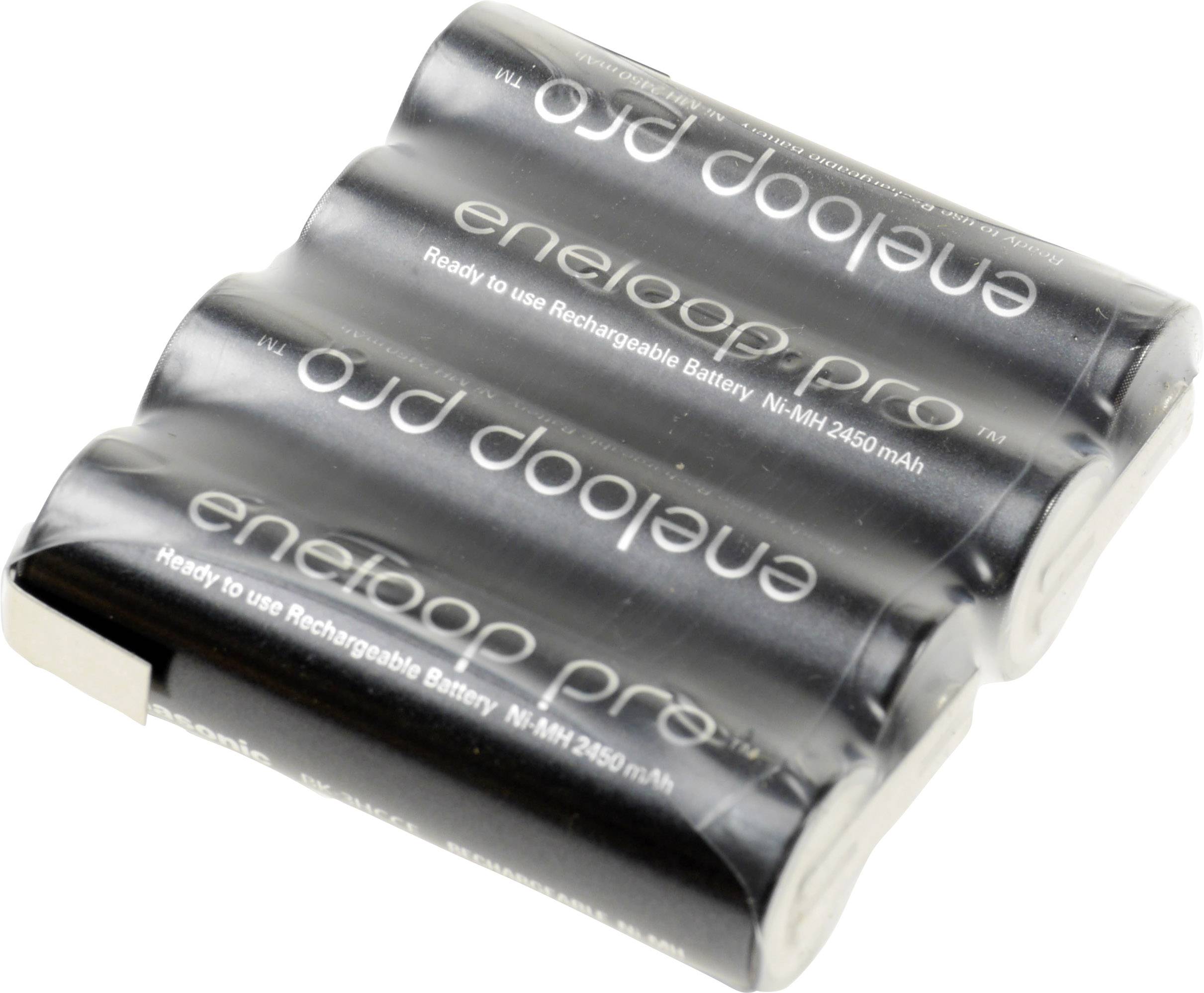 Pacco batteria 4x Stilo (AA) Panasonic eneloop Pro F1x4 linguette a saldare a Z NiMH 4.8 V 2450 mAh
