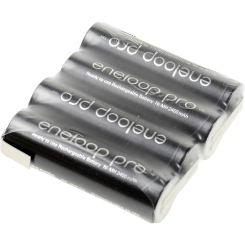 Panasonic eneloop Pro F1x4 Akkupack 4x Mignon (AA) Z-Lötfahne NiMH 4.8 V 2450 mAh