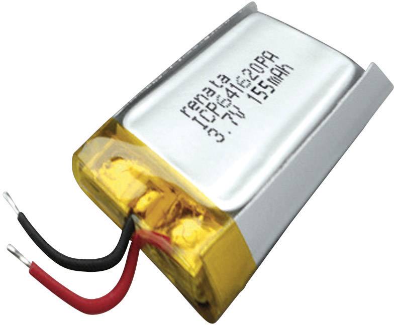 RENATA ICP641620PA Spezial-Akku Prismatisch Kabel LiPo 3.7 V 165 mAh