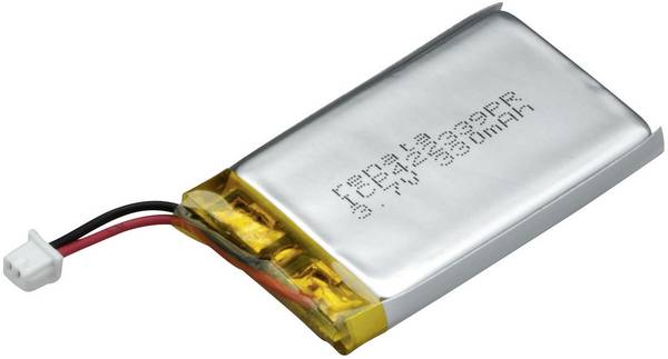 Renata ICP422339PR Spezial-Akku Prismatisch Stecker LiPo 3.7 V 340 mAh 1 St.