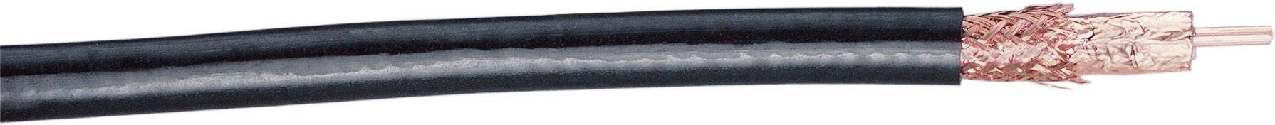 SSB Koaxialkabel Außen-Durchmesser: 10.20 mm AIRCELL® PREMIUM 50 ¿ 75 dB Schwarz SSB 60600 Meterware