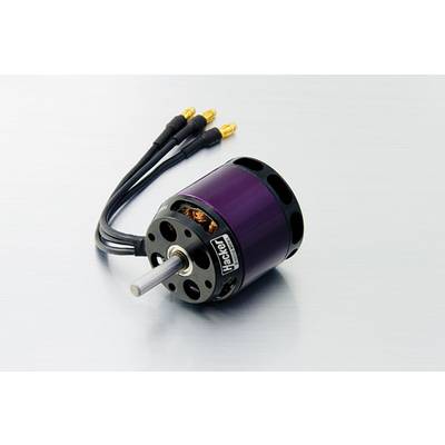 Hacker A30-12 L V2 6-Pole Flugmodell Brushless Elektromotor kV (U/min pro Volt): 2800 Windungen (Turns): 12