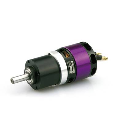 Hacker A30-18 M V2 6-Pole + 6,7:1 Flugmodell Brushless Elektromotor kV (U/min pro Volt): 2900 Windungen (Turns): 18