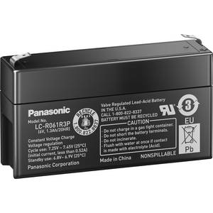 Panasonic 6 V 1 3 Ah Lc R061r3p Bleiakku 6 V 1 3 Ah Blei Vlies Agm B X H X T 97 X 50 X 24 Mm Flachstecker 4 8 Mm War Kaufen