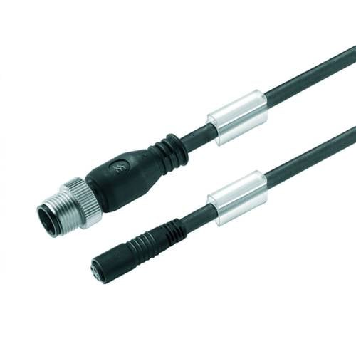 Weidmüller 1984530350 Sensor-/Aktor-Steckverbinder, konfektioniert M12 Stecker, gerade, Buchse, gerade 3.50 m Polzahl Se...