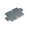 Weidmüller MOPL K4 STAHL Montageplatte (L x B) 68 mm x 116 mm Stahlblech Silber 1 St.