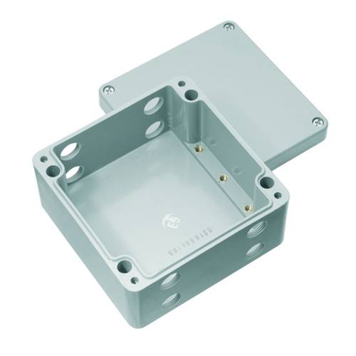 Weidmüller KLIPPON POK51 4M20ABCSS Installations-Gehäuse 160 x 91 x 160 Polyester Grau 1 St.