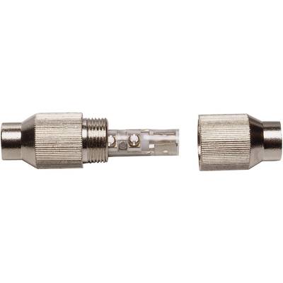 Renkforce 0410320 Koax-Kabelverbinder Metall, Schraubverbindung  Kabel-Durchmesser: 7 mm 1 St.