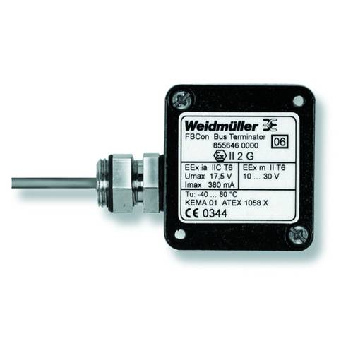 Weidmüller FBCON TERM.D EX FM 8556460000 Sensor/Aktorbox passiv PROFIBUS-PA Standardverteiler EEx(ia) 1 St.