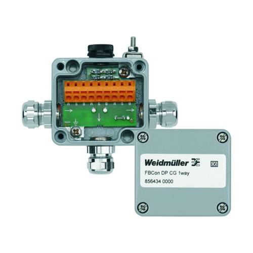 Weidmüller FBCON DP CG 1WAY 8564340000 Sensor/Aktorbox passiv PROFIBUS-DP Standardverteiler mit Busabschluss 1 St.