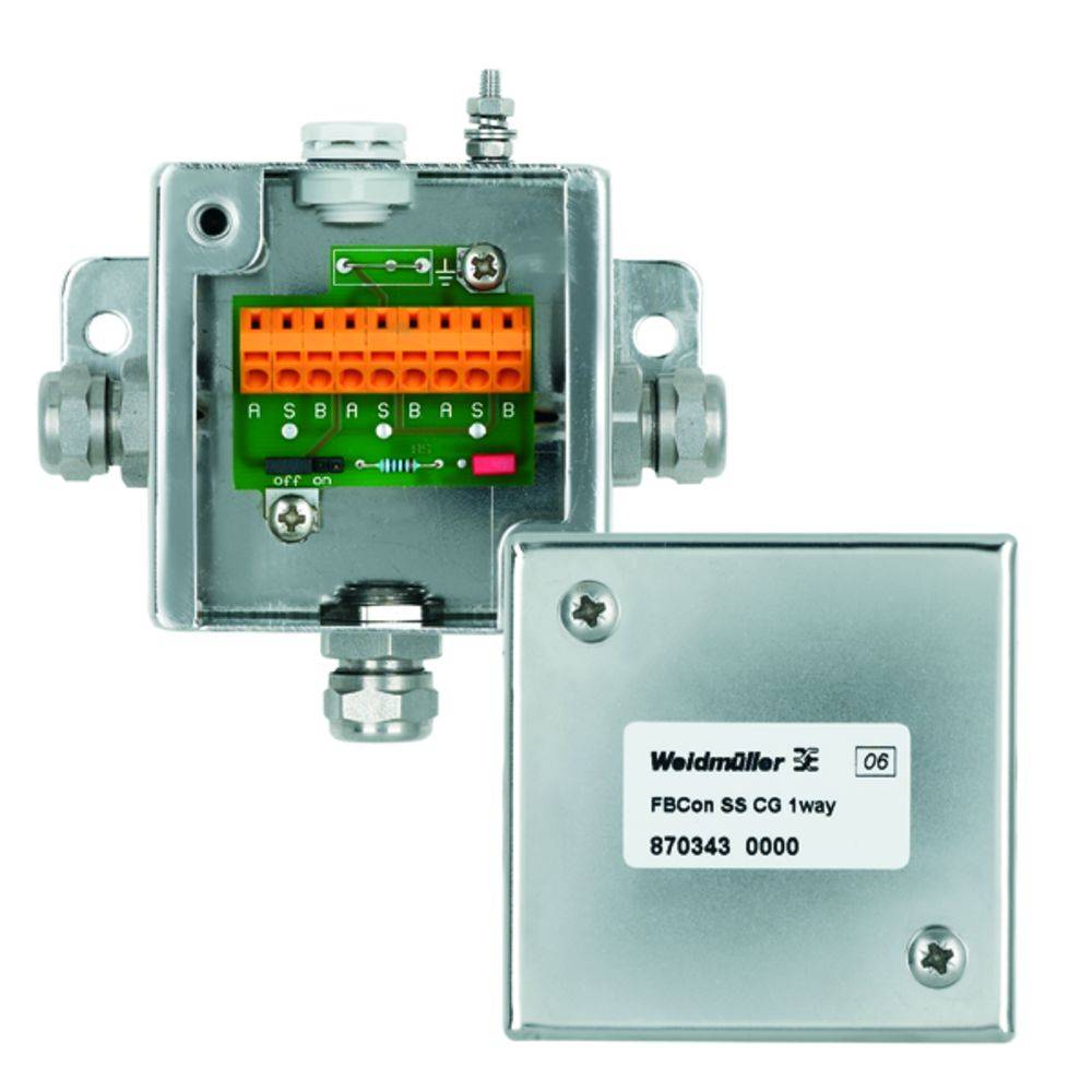 Weidmüller FBCON SS CG 1WAY 8703430000 Sensor/Aktorbox passiv PROFIBUS-PA Standardverteiler 1 St.