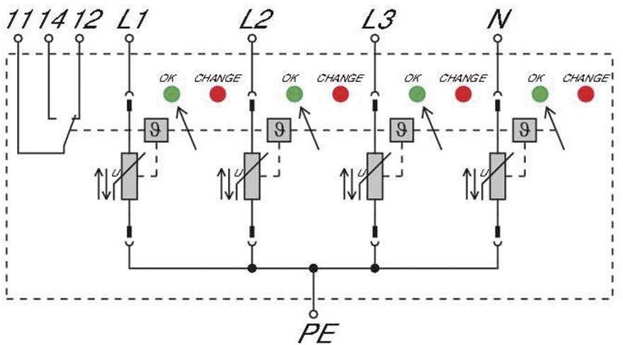 Weidmüller Überspannungsableiter PU II 4 R 280V/40KA 8859660000 OVP-5