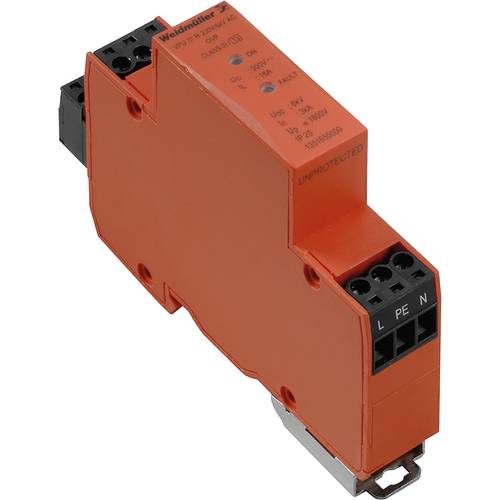 Thumbnail - Weidmüller 1351650000 VPU III R 230V/6kV Überspannungsschutz-Ableiter Überspannungsschutz für: Verteilerschrank 3 kA 1 S...