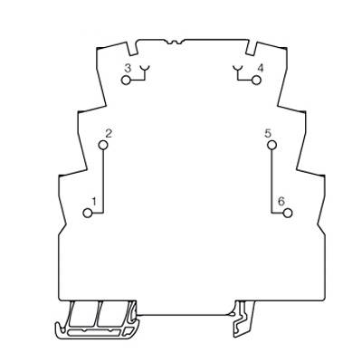 Weidmüller Durchgangsklemme 1 St. MOS SUPPLY 300 V (max) IP20