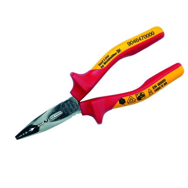 Weidmüller 9046470000 VDE Flachrundzange Gerade Stahl 210 mm