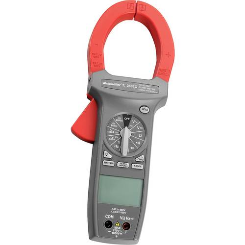 Weidmüller Stromzange, Hand-Multimeter digital CAT III 1000 V Anzeige (Counts): 4000