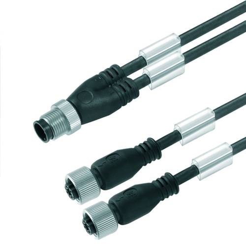 Thumbnail - Weidmüller 9457490500 Sensor-/Aktor-Steckverbinder, konfektioniert M12 Stecker, gerade, Buchse, gerade 5.00 m Polzahl Se...