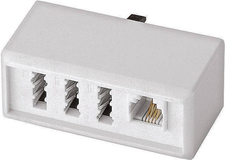 Basetech Telefon Analog Adapter 1x Tae F Stecker 1x Tae Nff Buchse Rj11 Buchse 6p4c Weiss Kaufen