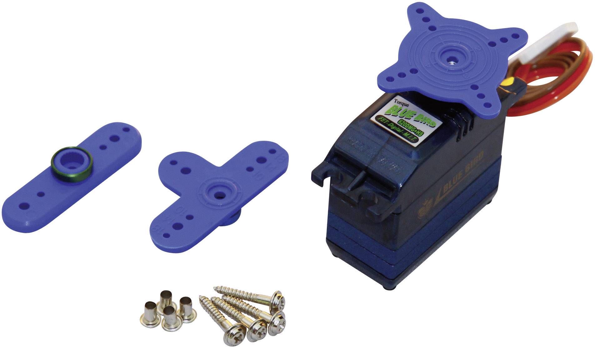 Bluebird Standard-Servo BMS-620DMG Digital-Servo Getriebe-Material: Metall Stecksystem: JR-1