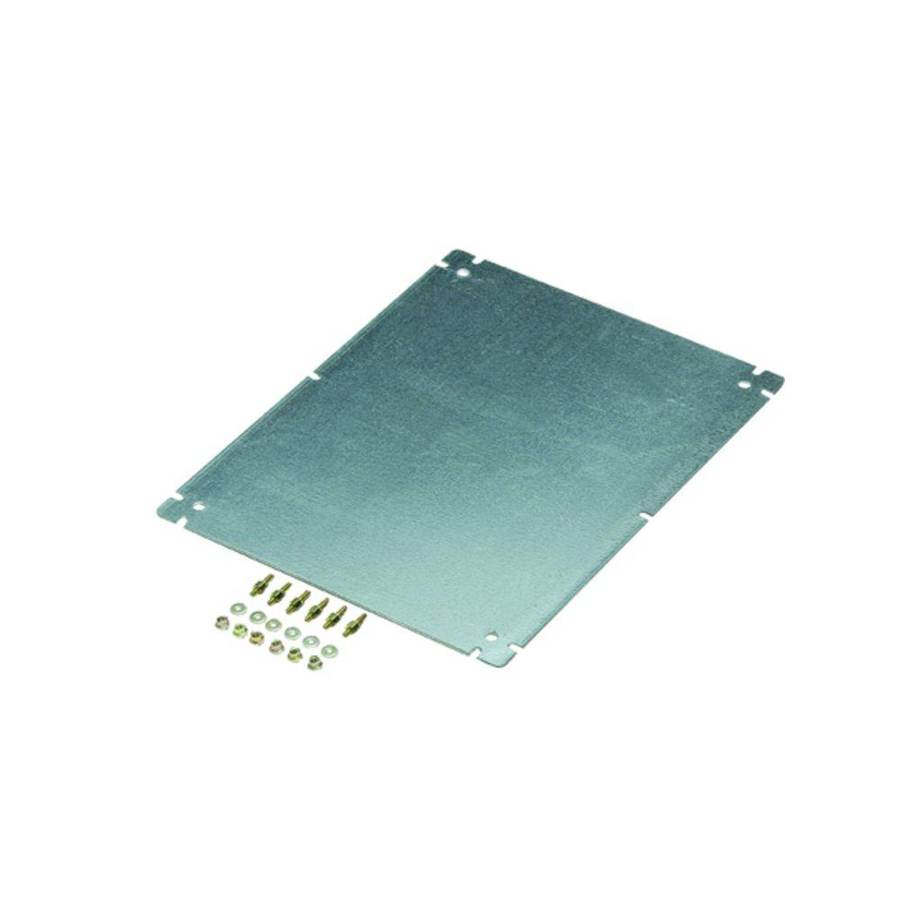 Weidmüller MP TBF 37/30 Piastra di montaggio (L x L) 319 mm x 249 mm Lamiera dacciaio Argento 1 pz.