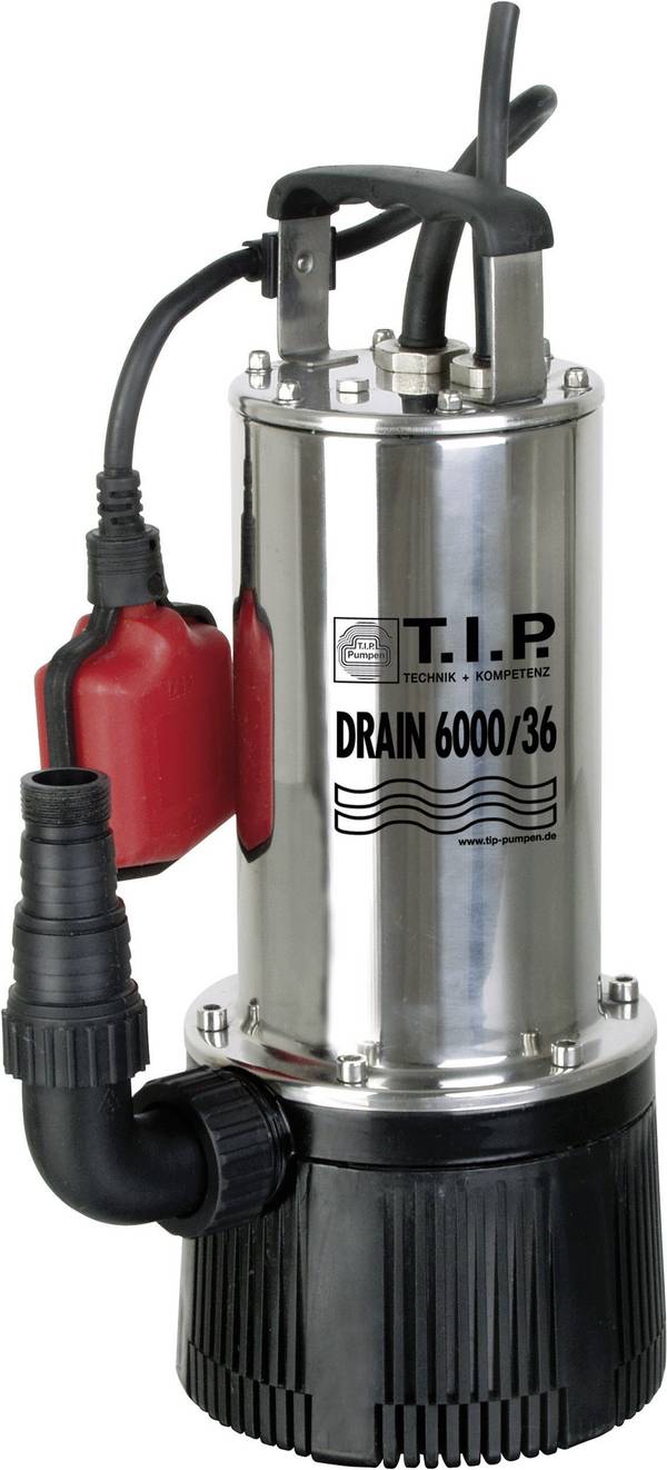 T.I.P. - Technische Industrie Produkte 30136 Drain 6000/36 Tauchdruck-Pumpe  6000 l/h 34 m