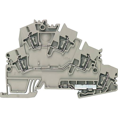 Weidmüller 1938330000 Doppelstockklemme Zugfeder Braun, Dunkelbeige 50 St.