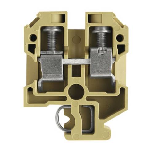Weidmüller 0110060000 Durchgangsreihenklemme Schrauben Beige, Gelb 100 St.