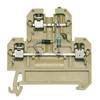 Weidmüller 0210060000 Durchgangsreihenklemme Schrauben Beige, Gelb 25 St.