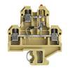 Weidmüller 0210160000 Durchgangsreihenklemme Schrauben Beige, Gelb 25 St.