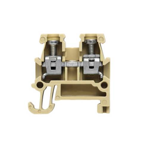 Weidmüller 0340460000 Durchgangsreihenklemme Schrauben Beige, Gelb 100 St.