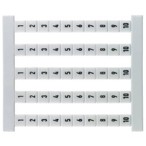 Weidmüller 0460660001 Klemmenmarkierung Weiß 500 St.