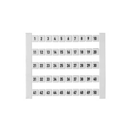 Weidmüller 473460001-500 Klemmenmarkierung Weiß 500 St.