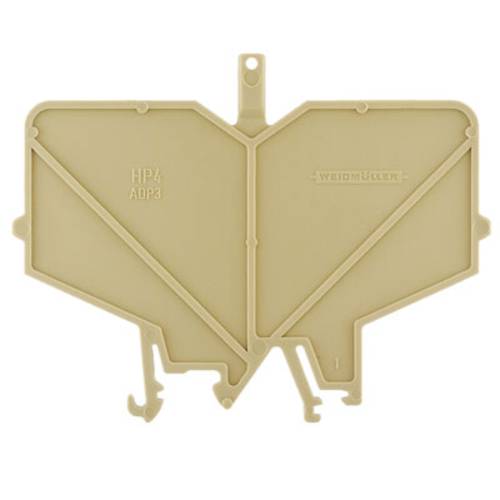 Weidmüller 0485860000 Abschluss Zwischenplatte Beige 20 St.