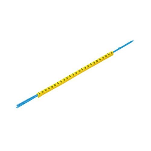 Thumbnail - Weidmüller CLI R 1-3 GE/SW P Kennzeichnungsring Aufdruck P Außendurchmesser-Bereich 2.5 bis 5 mm 0572901668