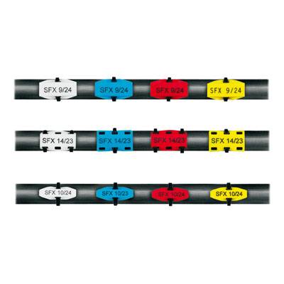 Weidmüller 1727770005 VT SFX 10/23 NE GN V0 Leitermarkierer Montage-Art: Kabelbinder Beschriftungsfläche: 10 x 23 mm Grü
