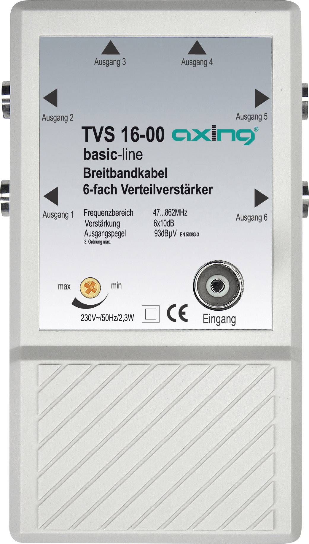 AXING Mehrbereichsverstärker Axing TVS 16 10 dB