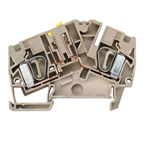 Weidmüller 1023830000 Prüftrenn-Reihenklemme Zugfeder Dunkelbeige 50 St.