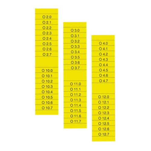 Weidmüller 1045500000 ET S7-200-TU-A4-1 Beschriftungssystem Drucker Beschriftungsfläche: 15.50 x 203 mm Türkis Anzahl Ma...