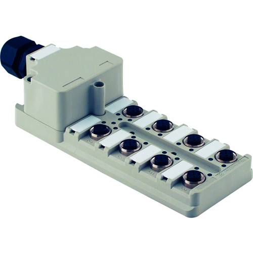 Thumbnail - Weidmüller SAI-4-M 8P M12 UT 1807641000 Sensor/Aktorbox passiv M12-Verteiler mit Metallgewinde 2 St.