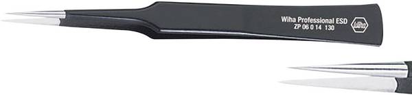 Wiha 32347  Präzisionspinzette  GG Spitz (Amerikanische Form) 130 mm