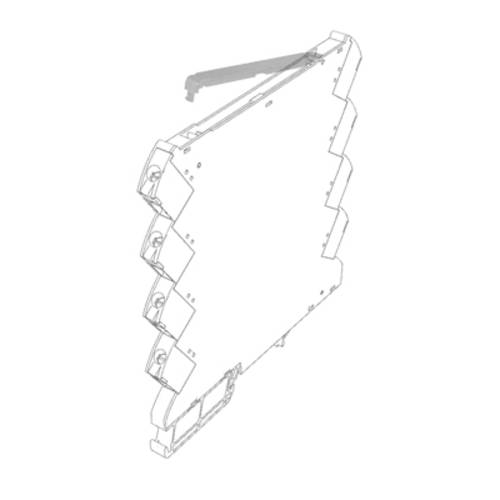Weidmüller CH20M6 C TP Hutschienen-Gehäuse Schwenkdeckel 69.8 x 6.1 x 6.75 50 St.