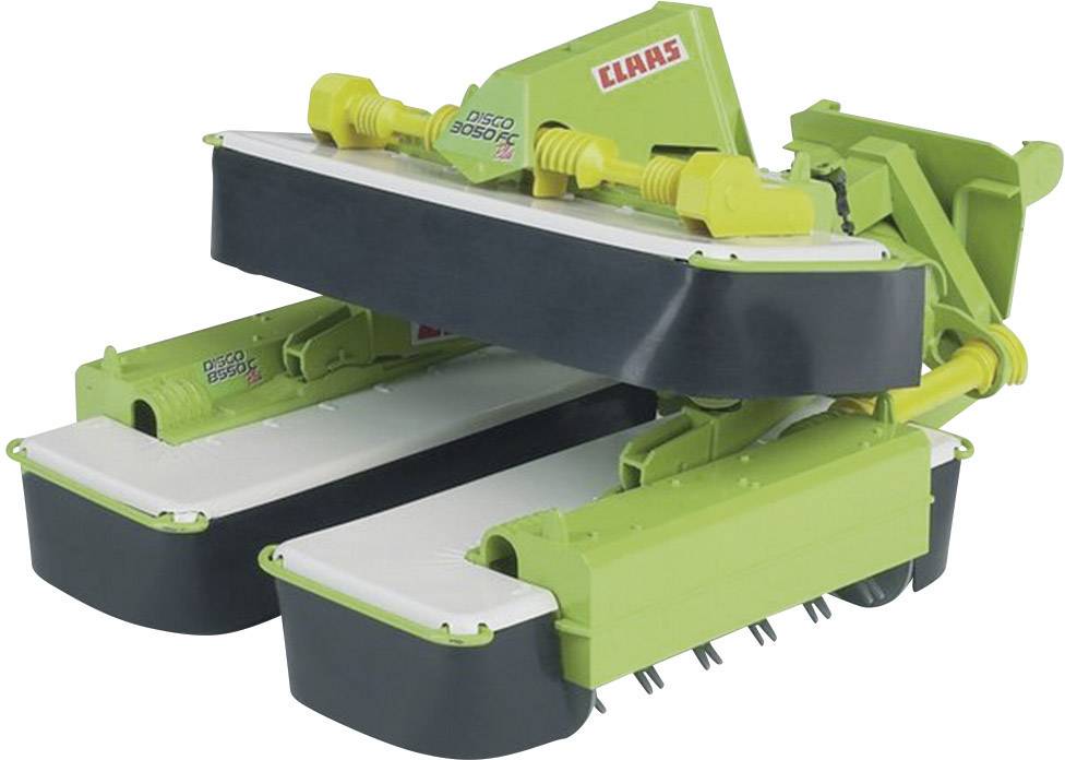 Scheibenmähwerk mit rotierenden Scheiben in grünem Design, geeignet für effizientes Mähen großer Flächen.