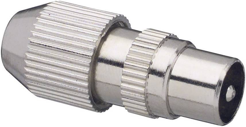 CONRAD Koax-Stecker-Metall Kabel-Durchmesser: 7 mm