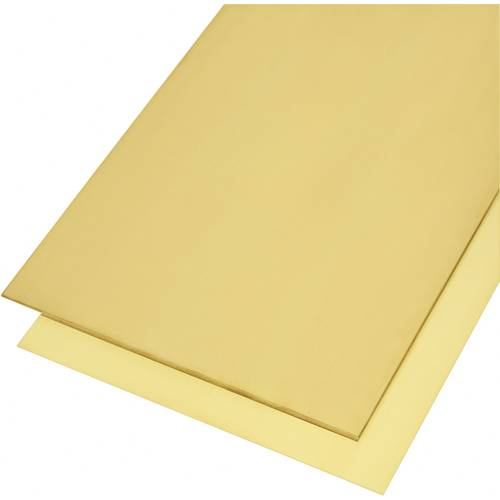 Messing Blech (L x B) 400 mm x 200 mm 2 mm 1 St.
