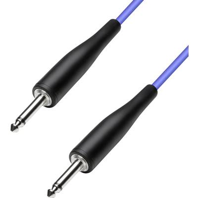 Paccs HIC23BL030SD Instrumenten Kabel [1x Klinkenstecker 6.35 mm - 1x Klinkenstecker 6.35 mm] 3.00 m Blau