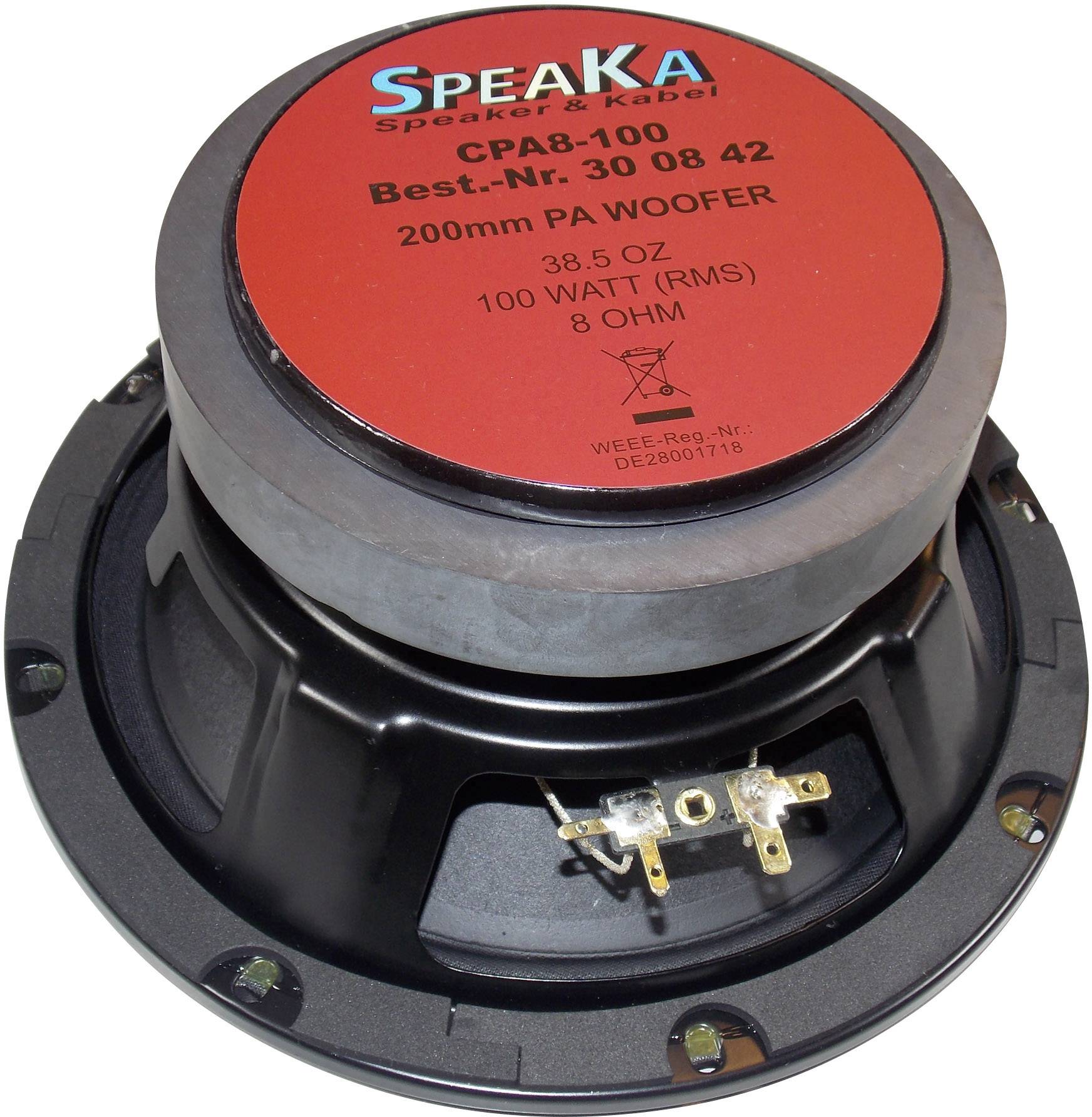 Renkforce CPA 8-100 8 Zoll 20.32 cm Tiefmitteltöner 100 W 8 Ω-1