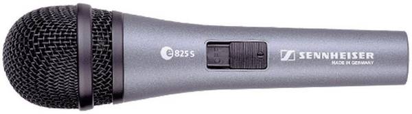 Hand Gesangs-Mikrofon Sennheiser E 825 S  Schalter